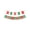 A, variant on Christmas Decor Party Banners Colorful Paper Garlands Christmas Letter Hanging Decor Garland String Banners (C)