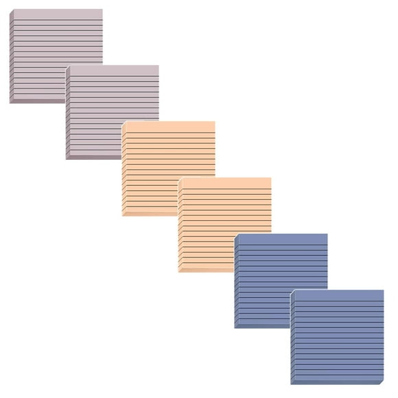 Lined Sticky Notes 3x3 In Post Colors Self Sticky Notes Its Sticking Power Memo 3x3 Large Square Sticky Notes For Home School Meeting