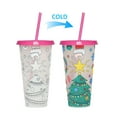 thumbnail image 3 of Magical Color Changing Christmas Tumbler Cup With Lid And Straw, 3 of 3