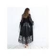 thumbnail image 2 of Topumt Women Sexy Long Lace Perspective Robe, 2 of 5
