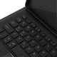 thumbnail image 3 of Étui de protection pour tablette Fire Maximum 11 (11 pouces), clavier Bluetooth détachable rétroéclairé 7 couleurs avec porte-stylo, noir, 3 of 4