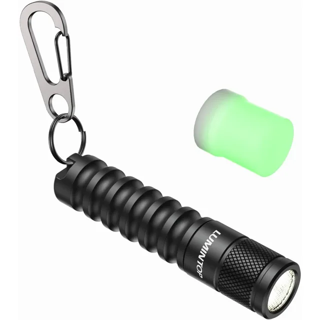 mini linterna led, 120 lúmenes 3 modos linternas impermeables ip68, uso diario mini antorcha led - negro kaili Sencillez