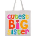 thumbnail image 4 of Inktastic Cutest Big Sister Tote Bag, 4 of 4
