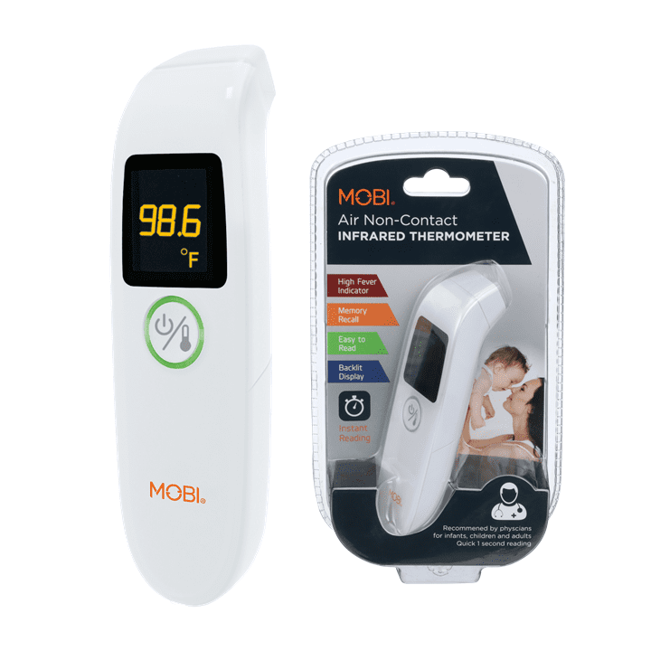 MOBI Air NonContact Infrared Thermometer, Fever Thermometer, Forehead