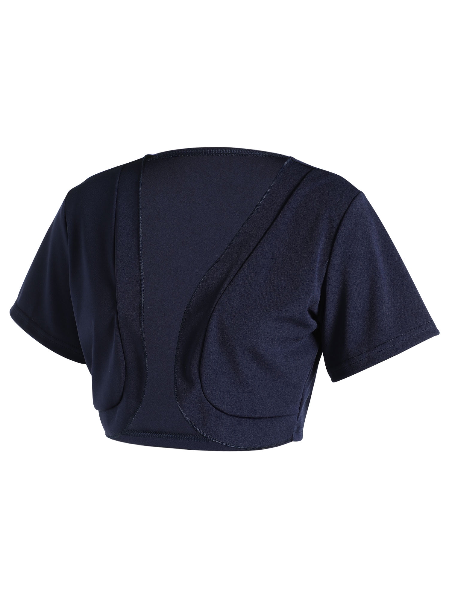 Women Bolero Cardigan Short Sleeve Solid Open Front Summer Cardigan Plus Size Casual Shrugs for Dresses