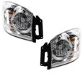 thumbnail image 2 of For 06-09 Ram Pickup Truck Headlight Headlamp Head Light Lamp with Bulb SET PAIR, 2 of 4