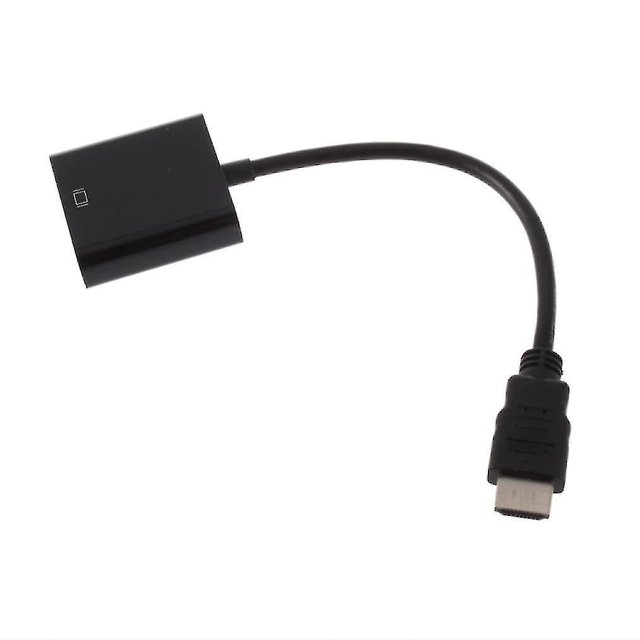 Hdmi macho a vga rgb hembra hdmi a vga video convertidor adaptador 1080p para pc ShuxiuWang 8390613473783