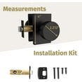 thumbnail image 4 of Mega Handles | Laura Privacy Knob | Matte Black, 4 of 4