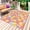 Pink, variant on Watercolor Lemons Outdoor Rug for Patio/Deck/Porch, Non-Slip Large Area Rug 3 x 5 Ft, Summer Farmhouse Blue Floral Indoor Outdoor Rugs Washable Area Rugs, Reversible Camping Rug Carpet Runner