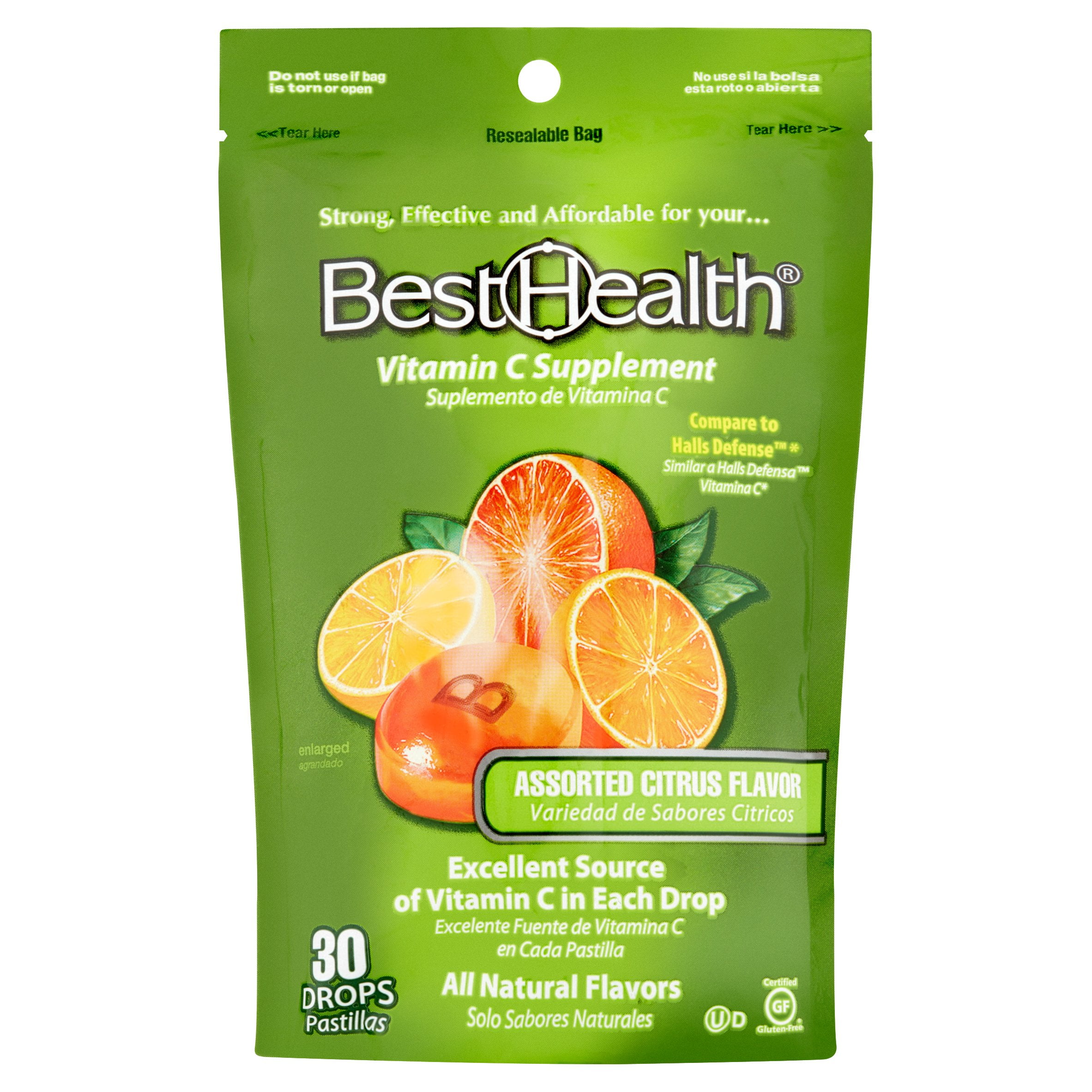 BestHealth Assorted Citrus Flavor Vitamin C Supplement 
