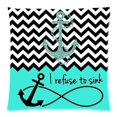 thumbnail image 1 of QIFEIHA Block Chevron Zigzag Pillowcase Cushion Cover Two Sides Printing Size 18x18 inch, 1 of 2