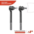 thumbnail image 6 of A-Premium 12Pcs Front Suspension Kit, Inner Outer Tie Rod End Upper Lower Ball Joint Drag Link Idler Arm, Compatible with Chevrolet Blazer 96-05, S10 96-03, GMC Jimmy 96-01, Sonoma, Isuzu Hombre, RWD, 6 of 8