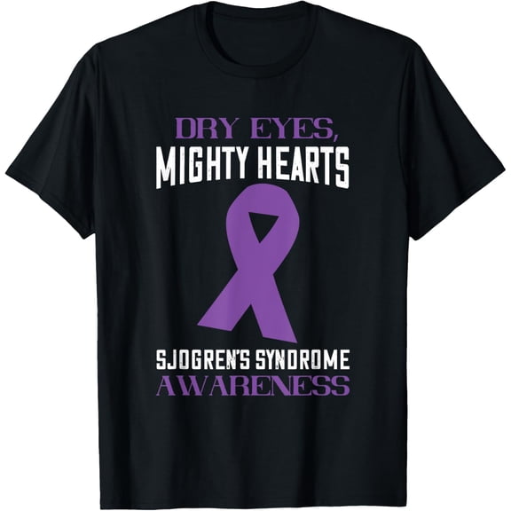 Premium Comfort - Dry Eyes Mighty Heart Sjogrens Syndrome Awareness T-Shirt