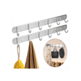 thumbnail image 2 of Gancho Perchero Set 2 Perchero Pared Acero Inox 6 Ganchos., 2 of 4