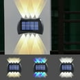 thumbnail image 7 of Outdoor Solar Lights, Wall Mounted Solar Powered Lights for Outside, Ip65 Waterproof Dusk To Dawn Security Lights for Yard, Garden, Pathway, 2 Pack, 7 of 7