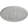 thumbnail image 3 of 40 5/8"OD x 1 3/4"P Milton Ceiling Medallion (Fits Canopies up to 7 7/8"), Hand-Painted Frost, 3 of 6