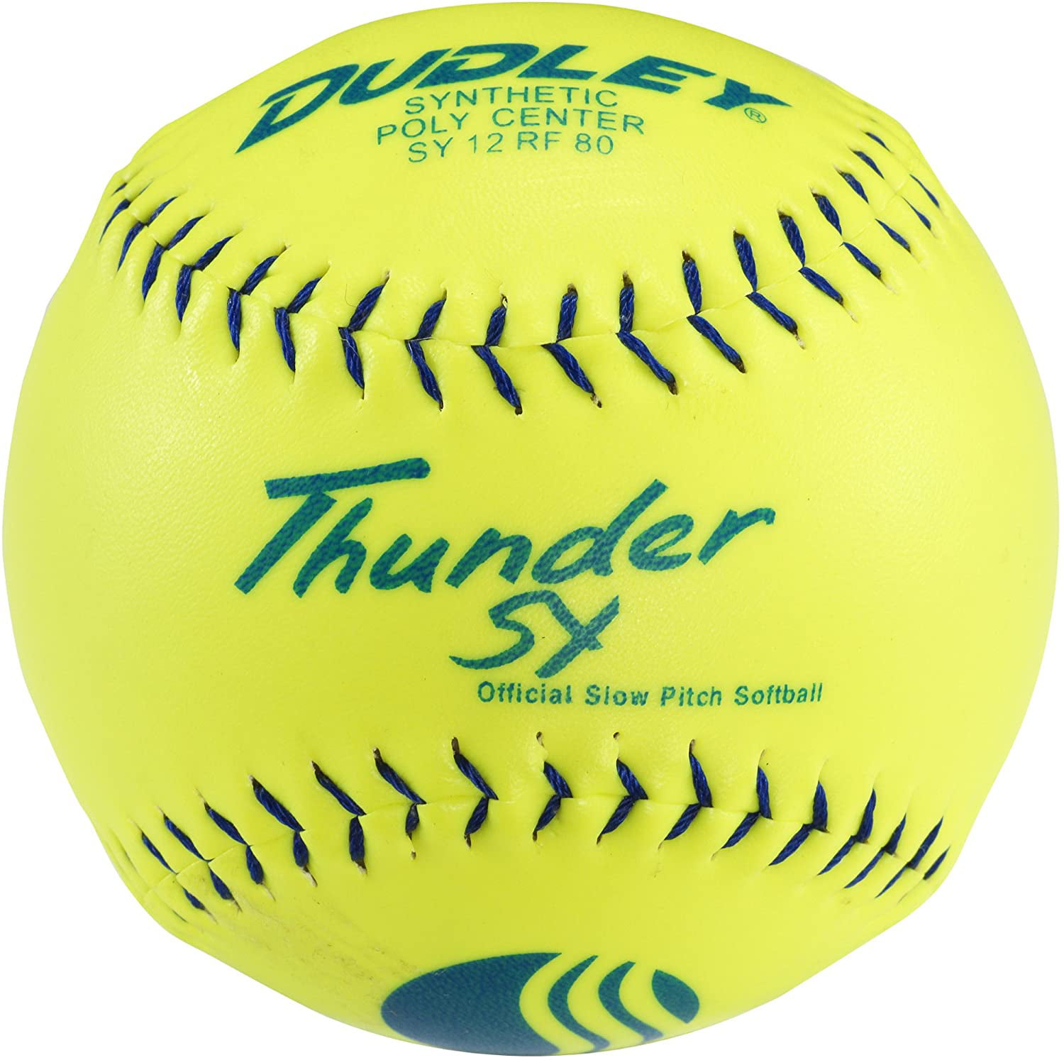 Pack of 12 Worth 12-Inch USSSA Stamped Slowpitch UDH12LY Optic Yellow Protac Cover Ball 