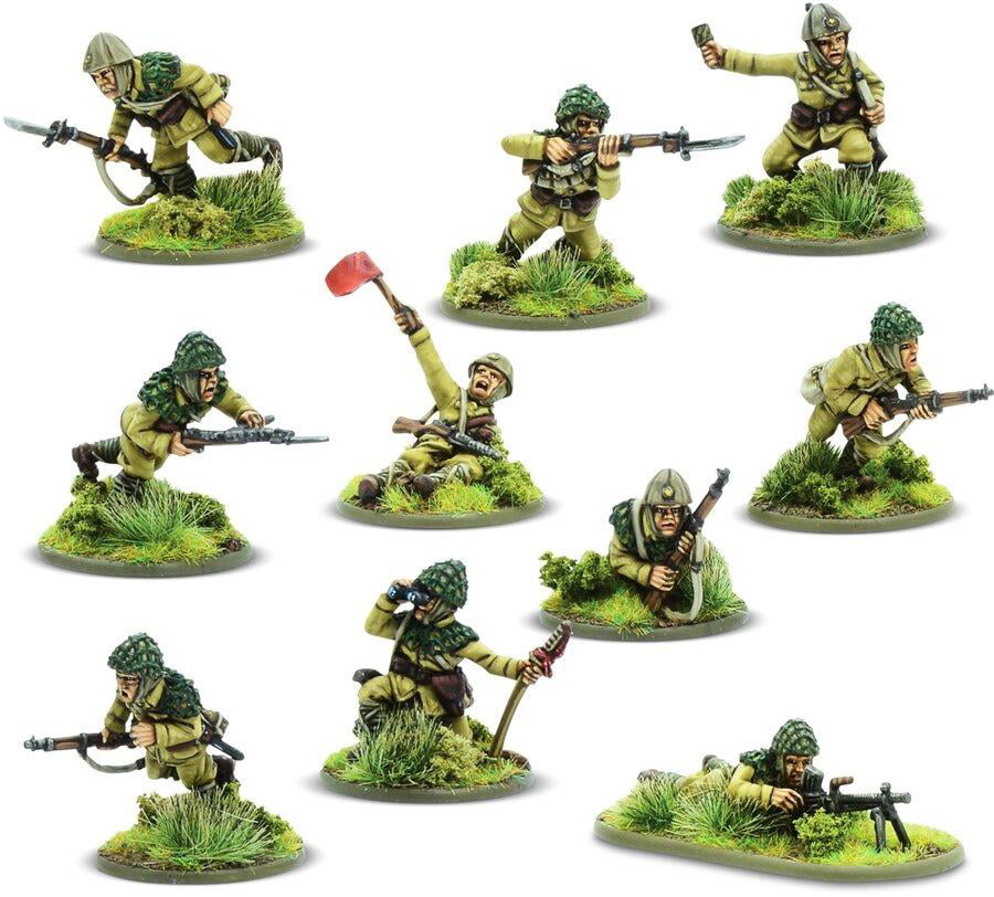 Chain of Command unpainted Bolt Action 28mm WW2 German Infantry Casualties 