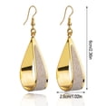 thumbnail image 2 of Minnieouse 1 par de pendientes colgantes, accesorios de joyería con forma de gota de agua calados simples, suministro a juego de ropa clásica, gota de Ropa, zapatos y accesorios Miscelánea Oro Minnieouse AP009640-01, 2 of 6