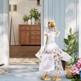 thumbnail image 5 of Austok Porch Goose Outfit Cute Floral Print Porch Goose Clothes for 23''h Cement Statue Goose Skirt Costume for Valentines Outdoor Yard Garden Lawn Patio Decor, 5 of 8