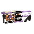 thumbnail image 1 of Liberte Greek 2% Vanilla Bean Yogurt Crunch Cups with Dark Chocolate, Salted Almonds, and Caramel Toppings, 2x130g, 1 of 7