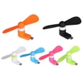 thumbnail image 2 of USB C Port Fan Mobile Phone Mini Fan White Color Portable Outdoors Fan, 2 of 7