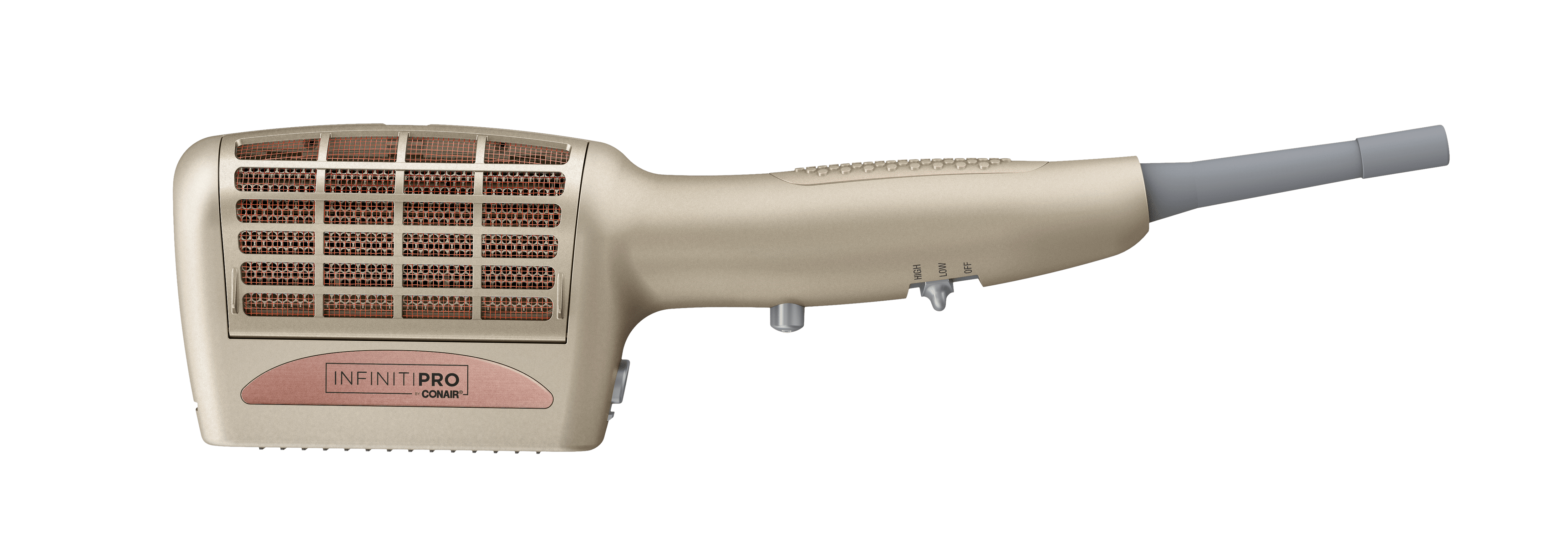 InfPRO Frizz-Free Styler Dryer w/4 Attachments