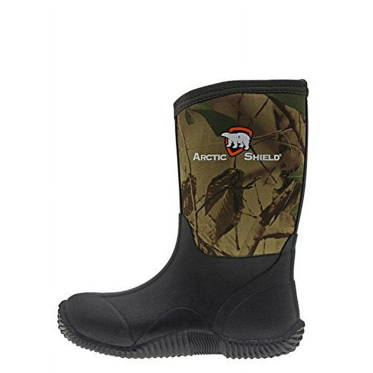 ArcticShield Kids Waterproof Durable Rubber Neoprene Outdoor Boots Walmart