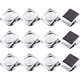 thumbnail image 1 of Clips magnéticos de 1,77 pulgadas, paquete de 12 clips resistentes para pizarra blanca, refrigerador, aula, clips metálicos magnéticos grandes para colgar, 1 of 5