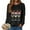 Black, variant on larppty Women's Oversized Ugly Christmas Sweatshirt Xmas Glass Print Graphic Vacation Tunic Sweater Shirt Christmas Graphic Pullover Top （Pink, S）
