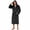 Dark Grey, variant on Mens Hooded Fleece Robe,Plush Lightweight Soft Spa Bathrobe for Men (Black, L/XL)
