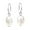 White, variant on Gorgeous White Pearls on Sterling Silver Dangle Earrings