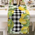 thumbnail image 2 of asddcavvf Petit Drapeau de Table Frais Printemps et Été Nappe en Lin Imprimé Fleurs 4, 2 of 6