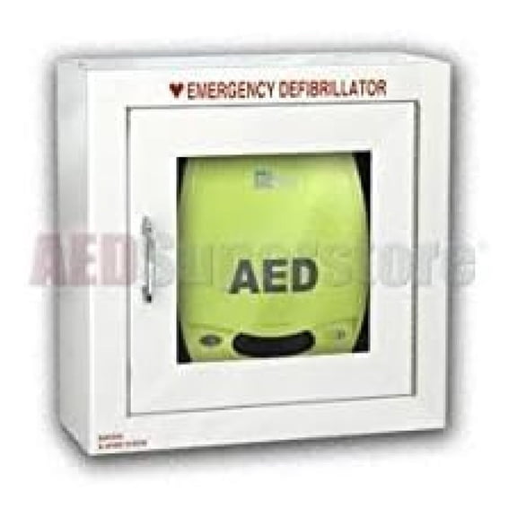 Zoll AED Cabinet - Surface Mount - AMP180-ZOLLSM - Large Alarmed Storage for Zoll, G5 & Other AEDs - Secure AED Enclosure