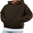 thumbnail image 1 of PENGXIANG Hommes Pull à Capuche en Molleton en Peluche Pull Léger en Viscose Pull Sweatshirt, 1 of 9