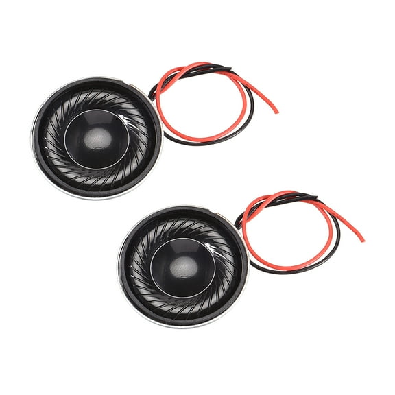 2W 8 Ohm Micro Internal Speaker Magnet Loudspeaker 28mm Dia with Wire 2PCS
