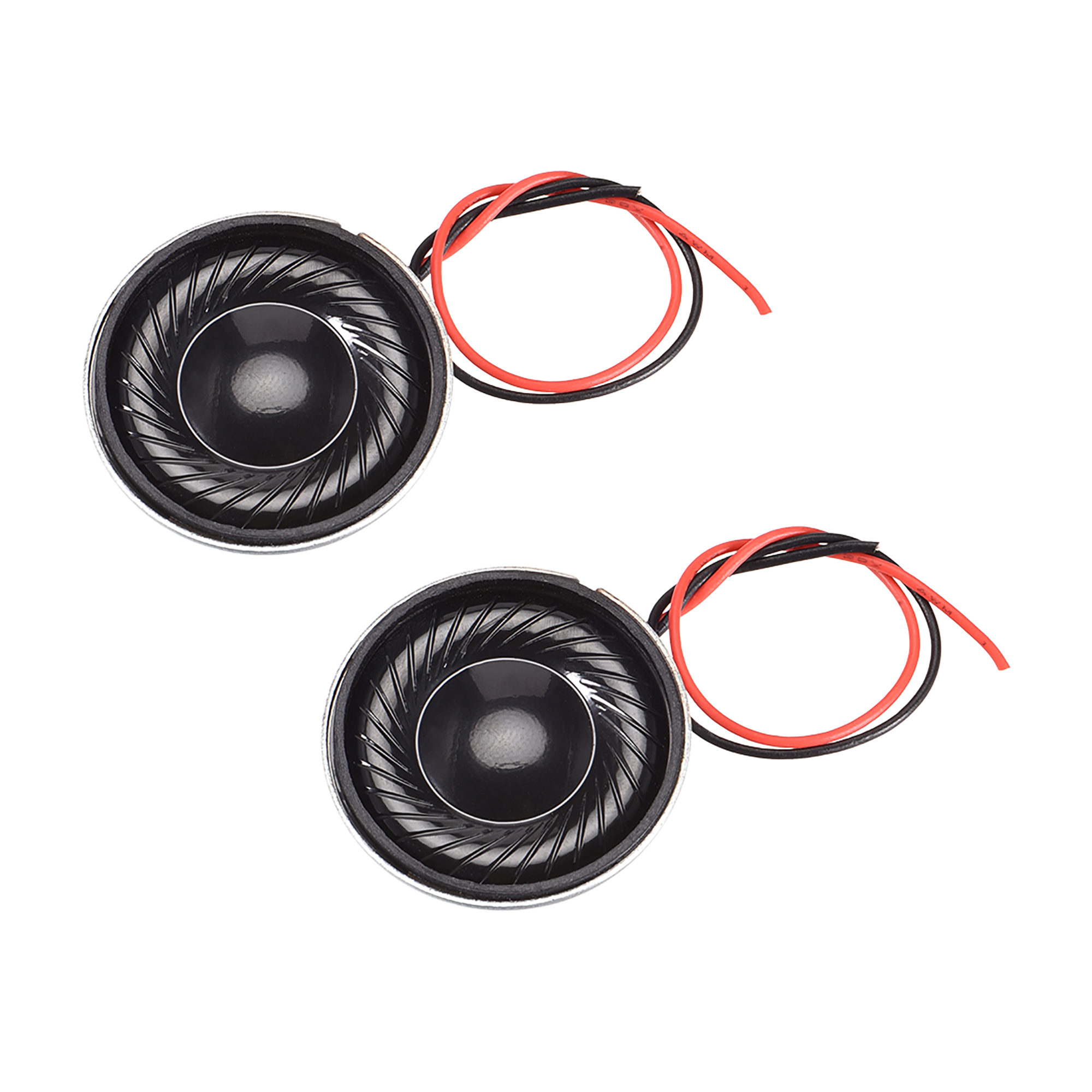 Sourcingmap 2 Pezzi Altoparlanti Mini 2W 8 Ohm – Diametro 28 Mm Con Filo 90 Mm – Per Casse, Computer E Giocattoli