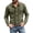 Army Green, variant on Men's Button Down Denim Shirt Solid Color Loose Fit Long Sleeve Casual Western Style Chest Pocket Washed Jean Shirts Lightweight Breathable Classic Spread Collar Blouse For Outdoor Vacation