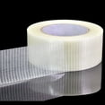 thumbnail image 5 of SENRISE 20M Length Mesh Fiber Tape Adhesive Tape for Packaging Sealing Alloy Bonding Wood Bonding Transparent 6mm-100mm, 5 of 6