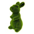 thumbnail image 5 of Planta artificial verde flocado juguetes hechos a mano hierba animal conejo de Pascua conejito, 5 of 5