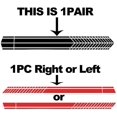 thumbnail image 3 of Universal Sports Racing Stripe Graphic Stickers and Decals for Truck Auto Car Body Side Door (Black), 3 of 3