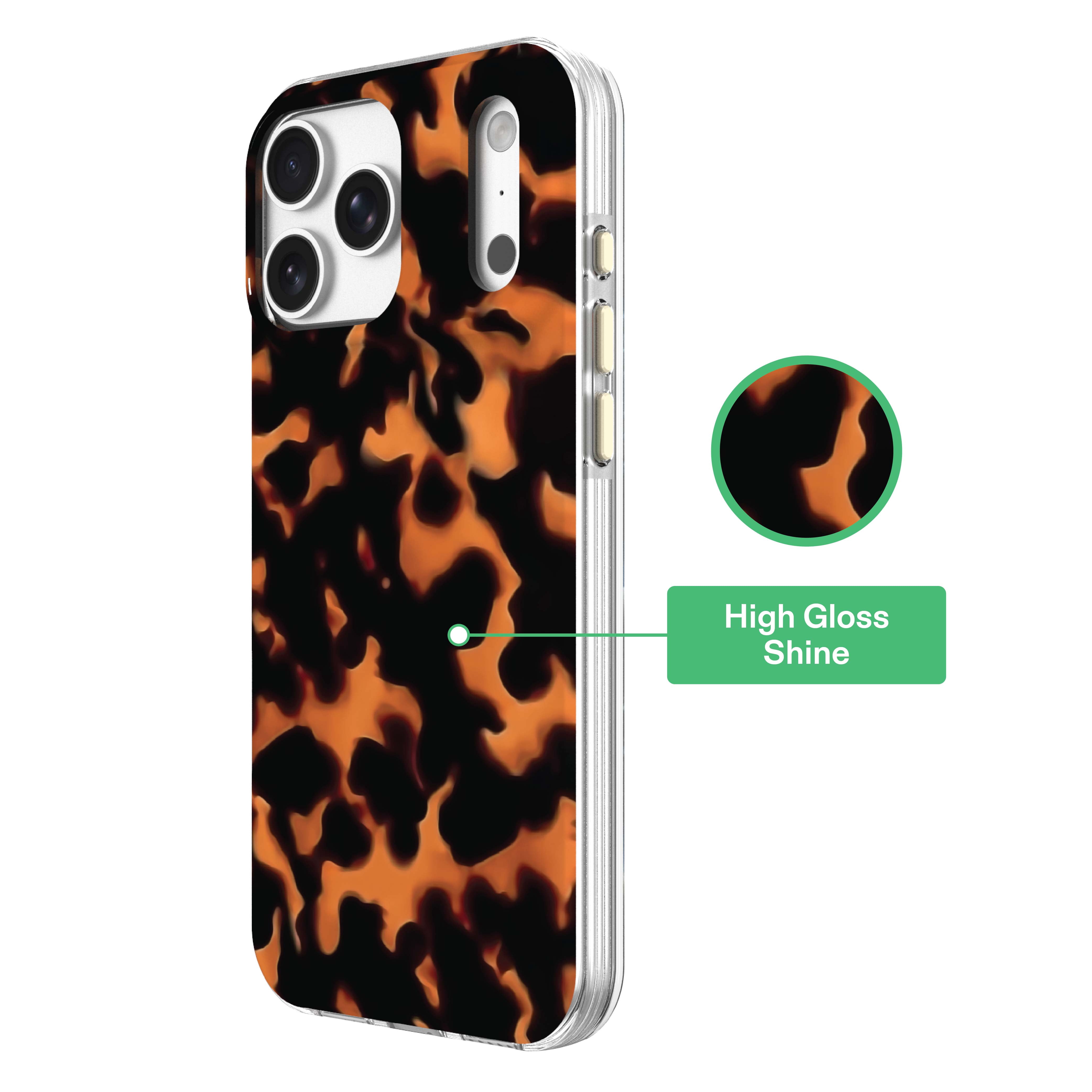 onn Phone Case for iPhone 18 Pro / 17 Pro, MagSafe Compatible - Tortoise Shell