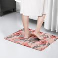 thumbnail image 4 of Pioneer Flower Floral Print Flannel Non Slip Door Rugs,Washable Door Mats Indoor,Decorative Door Mats,Dirt-Resistant and Absorbent Doormat for Entrance,Bedroom,Kitchen,Bathroom,31.5"x17", 4 of 4