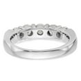 thumbnail image 5 of Solid 14K White Gold Five Stone Diamond Wedding Ring Band with CZ Cubic Zirconia Size 7.5, 5 of 8