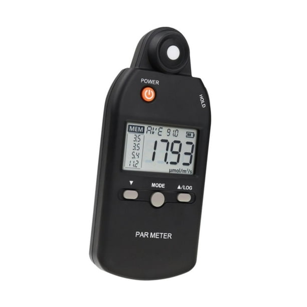 Práctico medidor Par multiusos, medidor de Lux manual, herramienta de medición, medidor de luz para plantas, medidor cuántico Ppfd para oficina,