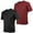 2-SET 10, variant on REDESS 5 Pack Men's Athletic Shirts Quick-Dry Active Crew Neck T Shirts Short Sleeve,Sizes m-2XL