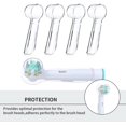 thumbnail image 3 of 12pcs Oral Brush Head Protection Cap B, Replacement Brush Head Storage for Electric Toothbrush, Convenient for Travel and Keeps Dust Away for Better Health, 3 of 4