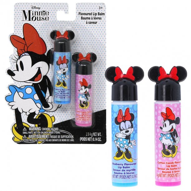 Disney Minnie Mouse 2pk Flavored Lip Balm Set Minnie Ears Kids Age 3 and Up