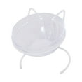 thumbnail image 4 of oshhnii Elevated Cat Feeder Bowl Dish Iron Rack Detachable Stylish Stable Base for Puppy single bowl white, 4 of 9