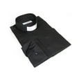 thumbnail image 2 of Mens CEREMONIA Clergy Pastor Priest Shirt 100% Cotton Turkey #stn 15 HYB Black, 2 of 7